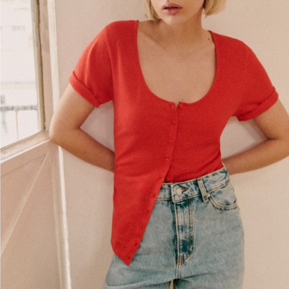 Sezane Milo Tee - Red